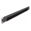 Brush panel DeLOCK 66750 Grey Metal Nylon 19 inch