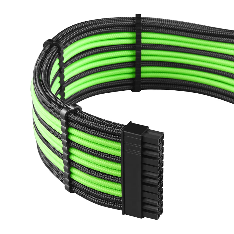 CableMod C-Series PRO ModMesh Cable Kit for Corsair AXi/HXi/RM (Yellow Label) - black/Light Green