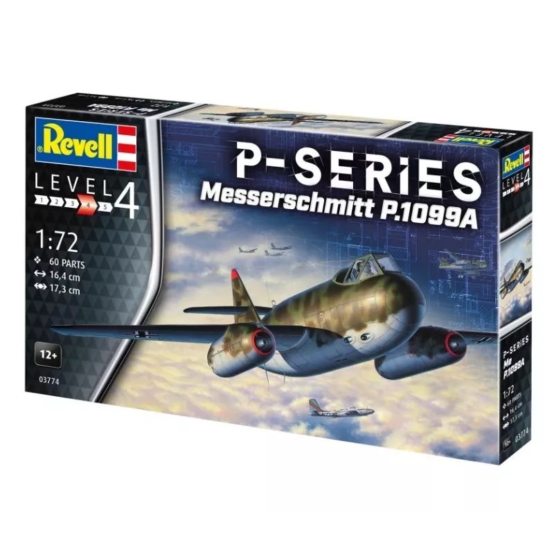 Plastic model aircraft REVELL Messerschmitt P.1099A-P-SER scale 1/72