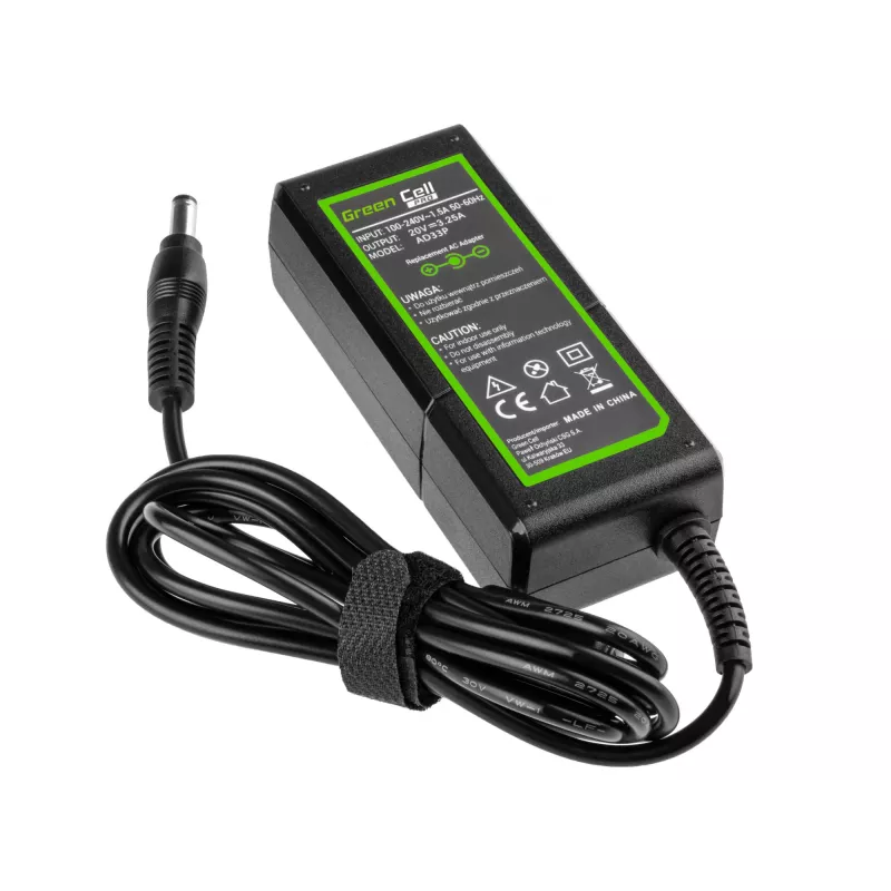 Green Cell AD33P power adapter/inverter Indoor 65 W Black