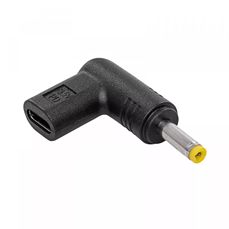 Cable gender changer Akyga AK-ND-C04 USB-C to 4.0 x 1.7 mm Black