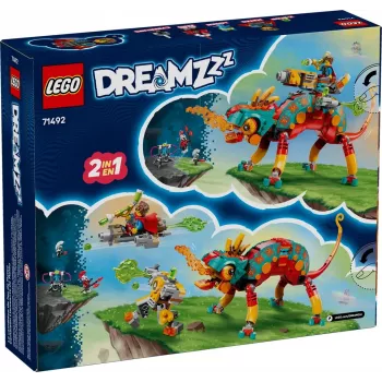 Construction toy LEGO 71492 Dreamzz Mateo's Fire Chameleon playset, brick model for imaginative building