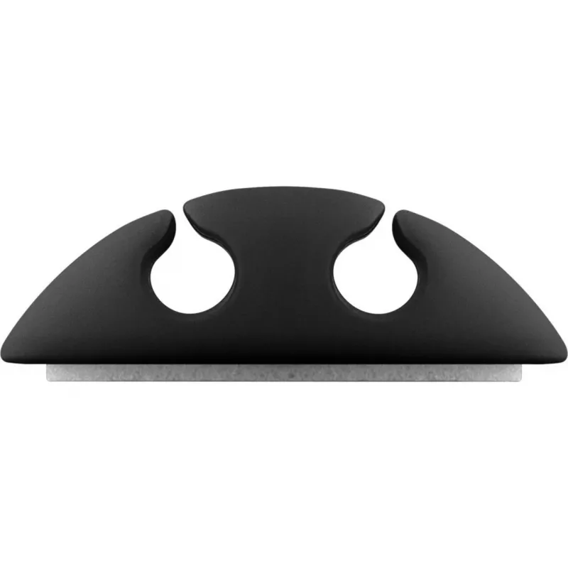 Cable clip Goobay 70683 Desk Wall Black 5 pcs