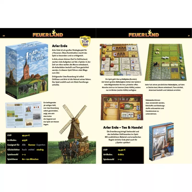 Arler Erde, Board Game