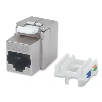 IC Intracom Intellinet - Keystone-Connector - RJ-45 (W) - FTP - CAT 6a - Keystone-Socket - Silver (771986)