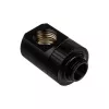 Adapter fitting EK Water Blocks Brass Black 28mm Height 2.3cm Diameter