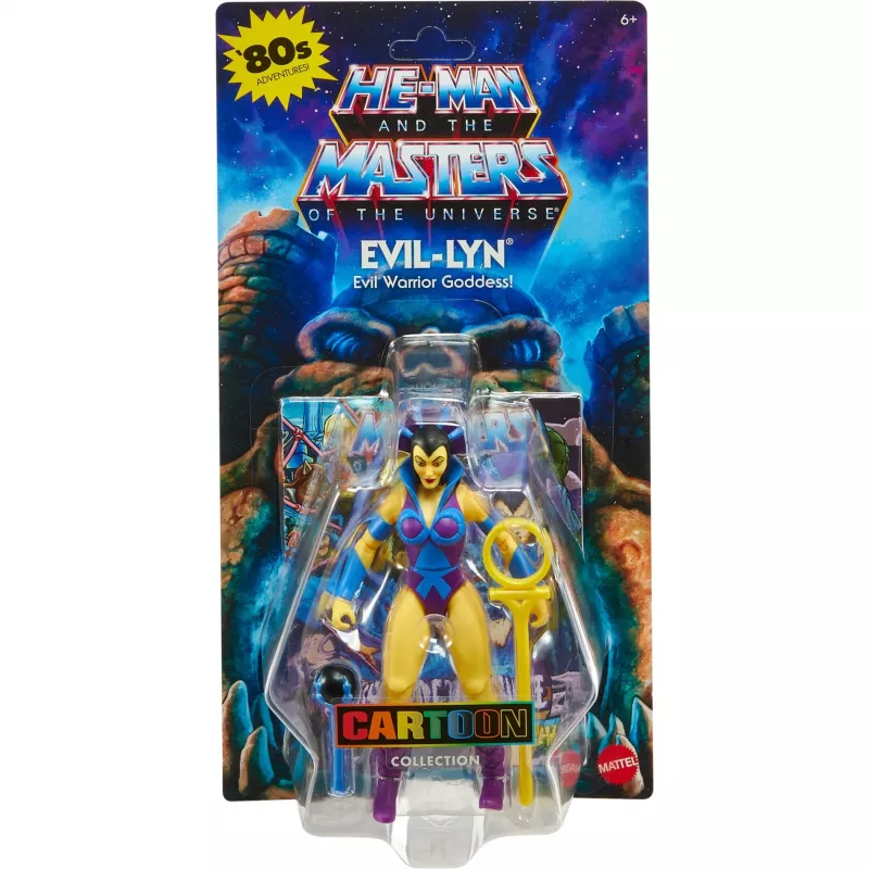 Articulated toy figure MATTEL Masters of the Universe Origins Evil-Lyn - collectible action figure, articulated joints