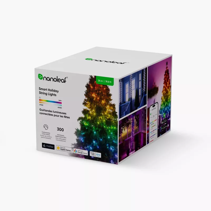 Smart Light Str. Nanoleaf 24m 300 LEDs 18W 16M+