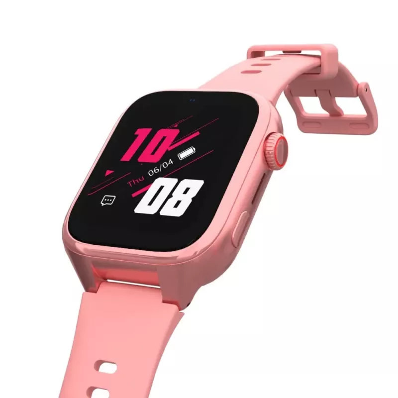Smartwatch Stelio Junior Pro AI 4G ST-SWJ102-PK — children's 4G watch, pink