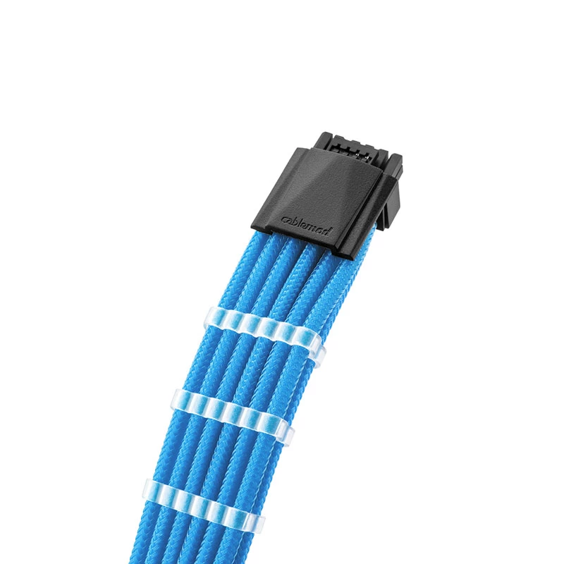 CableMod C-Series PRO ModMesh 12VHPWR to 3x PCI-e Cable for Corsair - 60cm, light blue