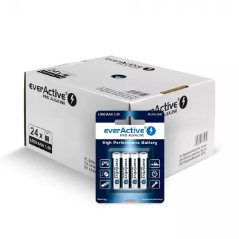 Alkaline batteries everActive AAA LR034BLPADIS — pack of 96