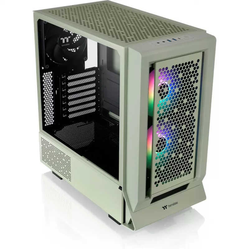 Ceres 350 MX , Tower-Enclosure Light Green, Tempered Glass x 2