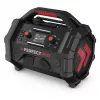 Portable Construction Radio PerfectPro ROCKTAGON 18V — battery powered jobsite radio