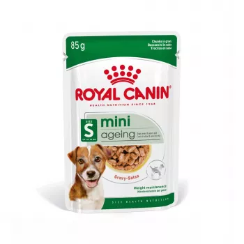Wet dog food Royal Canin Mini Ageing 12+ Adult sachet 85 g — small breeds, poultry, senior