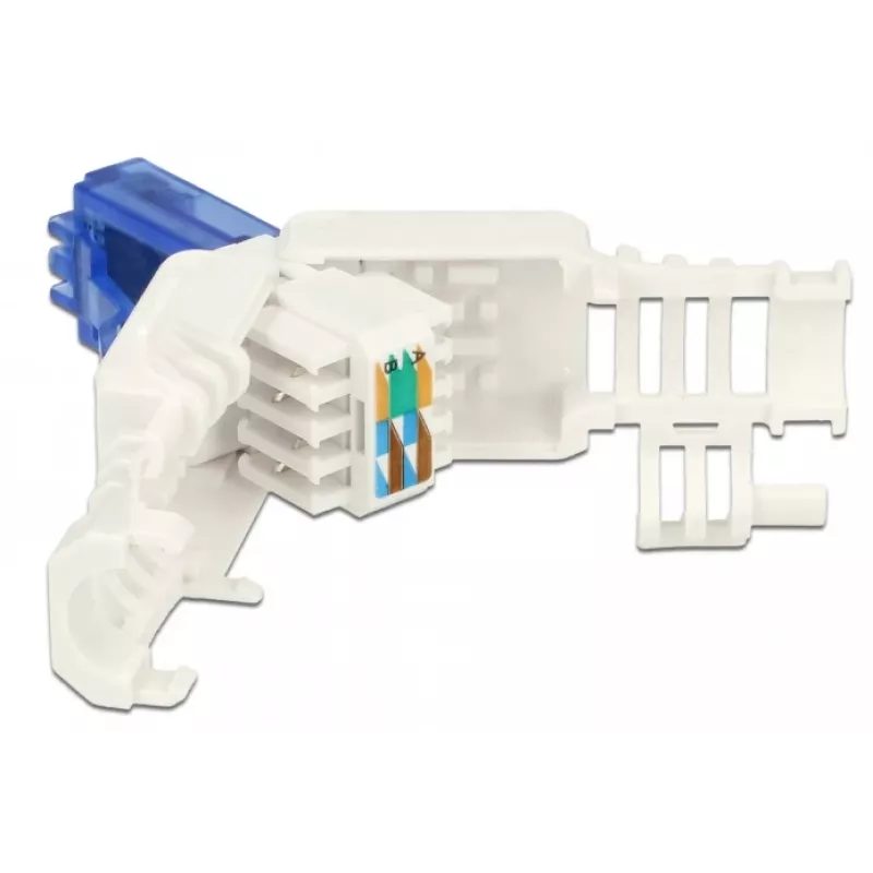 Wire Connector RJ-45 DeLOCK 86417 Blue White