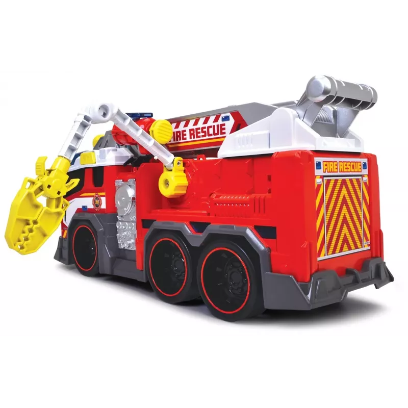 Fire truck toy Dickie model 203307000 — battery-powered, for ages 3+, colors: black/blue/red/white/yellow
