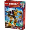 LEGO building set NINJAGO 71839 Arin's Spinjitzu Battle Mech, 213 pieces, 2 minifigures, height 160 mm