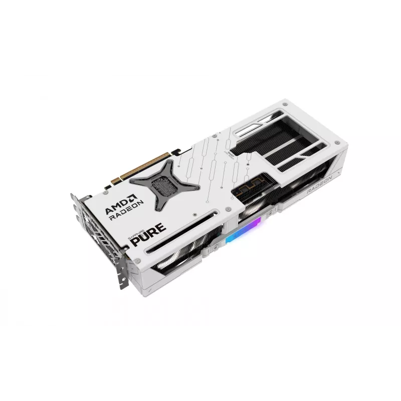 Graphics Card Sapphire Radeon RX 9070 XT — 16 GB GDDR6, PCIe 5.0, 256-bit, 320 mm, 3-slot, White