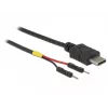 USB cable DeLOCK 85418 0.1 m USB C Black