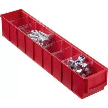 Storage box Allit 456561, red, 500 x 81 mm