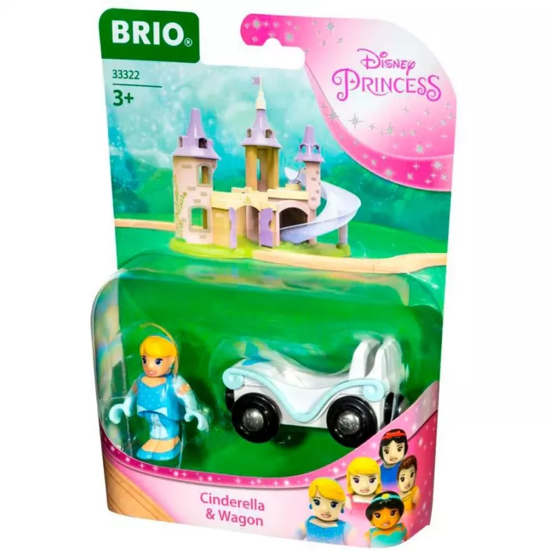 Scale model part/accessory Ravensburger BRIO Disney Princess Cinderella & Wagon, blue/white, for ages 3+