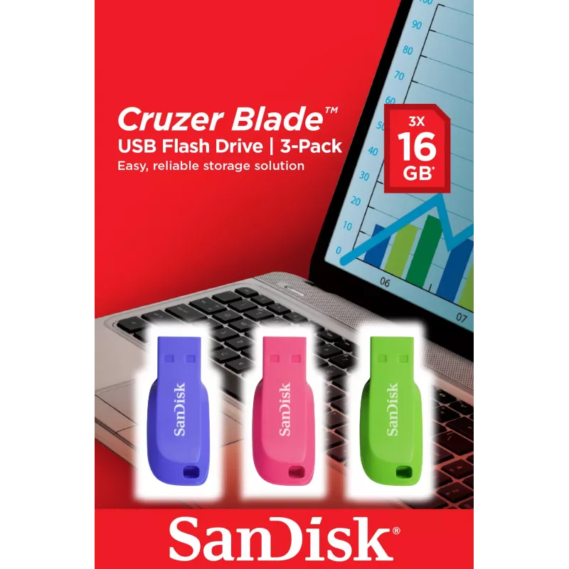 USB flash drive SanDisk 16GB USB Type-A 2.0 Cruzer Blade