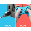 Wired controller SUBSONIC SA5488-1 Neon Blue — for Nintendo Switch, wired connection