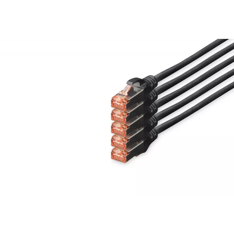 Network Cable Digitus CAT 6 S/FTP RJ-45 10m Black