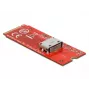 M.2 Key M to 1 x OCuLink SFF-8612 Converter DeLOCK 64106