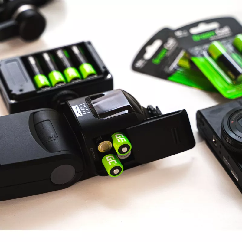 Rechargeable battery Green Cell GR01 AA NiMH 1.2 V 2600 mAh, 4 pcs, green