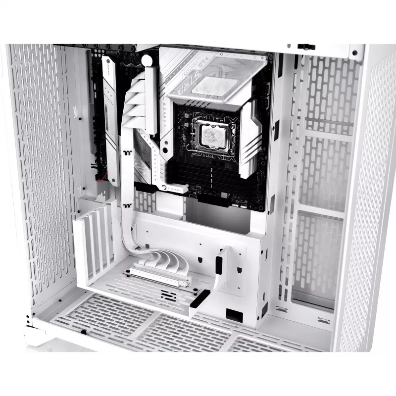 Thermaltake PCI-E 4.0 Dual 90 Degree Riser Cable, 40 cm, White (AC-077-CO6OTN-C1)