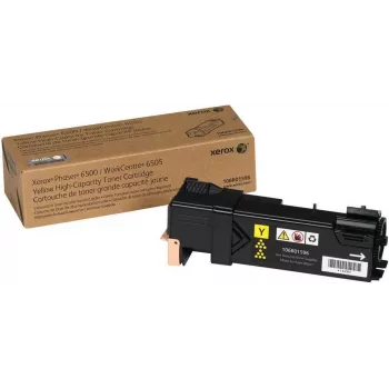 Phaser 6500 High capacity yellow original toner cartridge for Phaser 6500. WorkCentre 6505
