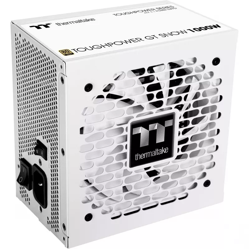 Power supply PSU THERMALTAKE Toughpower GT Snow 1000W ATX 24-pin, 80 PLUS Gold, white, 120mm fan