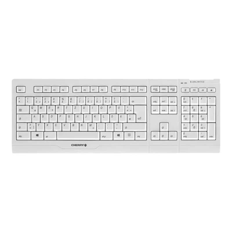 CHERRY B.UNLIMITED 3.0 keyboard Mouse included Office RF Wireless German Grey