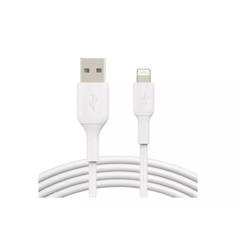 Belkin PVC USB-A to Ligh tning 2m White