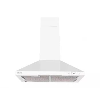 Kitchen hood MAAN VELA 2 50, 496 mm width, aluminium grease filter, 315 m³/h, 3 speeds, 50–58 dB, white