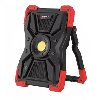 LED worklight PerfectPro L-100 with speaker, portable work lamp with built-in Bluetooth speaker