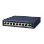 PLANET GSD-908HP - Switch - 8 x 10/100/1000 (PoE+) + 1 x 10/100/1000 (Uplink) - Desktop - PoE+ (GSD-908HP)