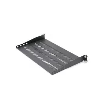 Shelf DIGITUS 1U fixed 250 mm depth for 19 inch racks, 15 kg load capacity