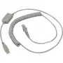 Datalogic USB Cable, coiled USB-Connection Cable, coiled, Grey, 2m, Suitable for all handheld scanners (90A051922)