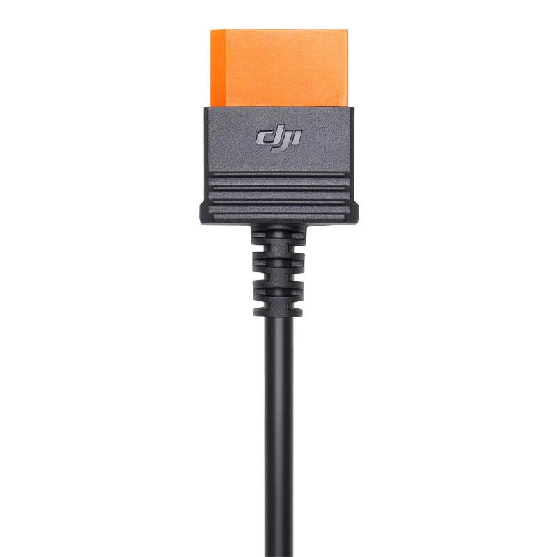 Power cable for DJI cameras and batteries CP.DY.00000045.02, 0.4 m, compatible with Mavic 3, Air 3, Power 500/1000, black/orange