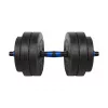 REBEL ACTIVE Adjustable bituminous dumbbell with connector 1x20kg