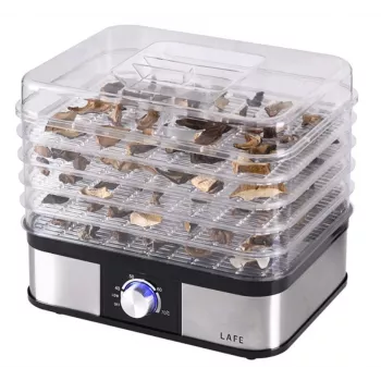 Food Dehydrator LAFE LAFPAR47689 with 6 Trays and Adjustable Temperature