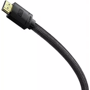 HDMI cable Baseus CAKGQJ01 2 m, HDMI Type A male–male, HDMI 2.1, black/silver