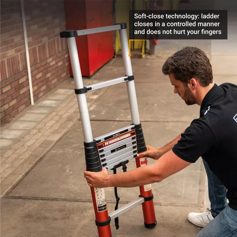 Telescopic ladder Batavia B.V. Giraffe AIR 2.93 m — compact extendable ladder