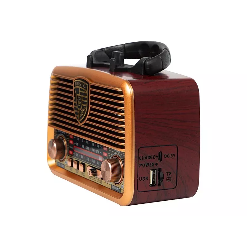 Analog radio BLOW RA10 AM/FM solar 77-540 — AM/FM receiver with solar panel and battery backup