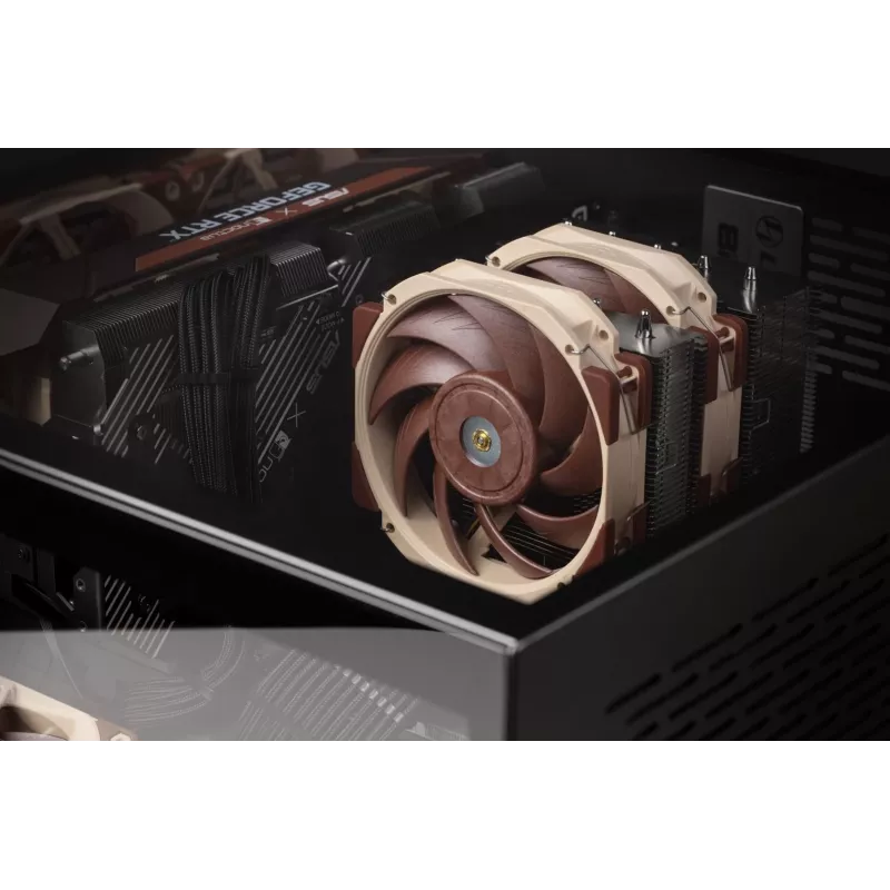 Fan Noctua NF-A12X25R PWM 12 cm Beige Brown 2000 RPM 102.1 m³/h