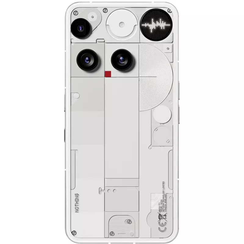 Nothing Phone (3) White - 5G Smartphone - Dual-SIM - RAM 12 GB / Internal Memory 256 GB - OLED-Display - 6.67 (A10000023)