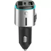 FM transmitter 4smarts 456201 Cigar lighter Black Silver AM FM Bluetooth