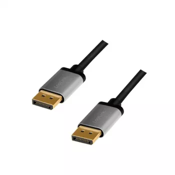 DisplayPort cable LogiLink CDA0101 2 m Black Grey